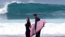 Tom y Nici, tandem surf