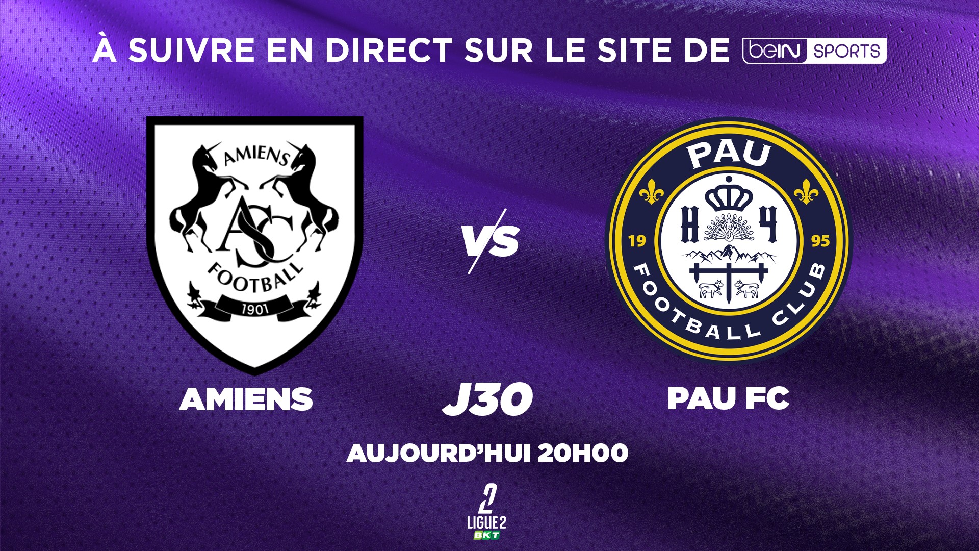 Ligue 2 : Suivez Amiens SC - Pau FC en direct sur notre site internet !