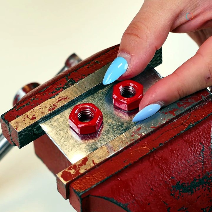 Cabinet shelf nut hack you didn't know! 🤯