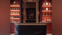 Modern Indian style luxury shop counter design ideas. #home #interiordesign #luxurycounterdesigns
