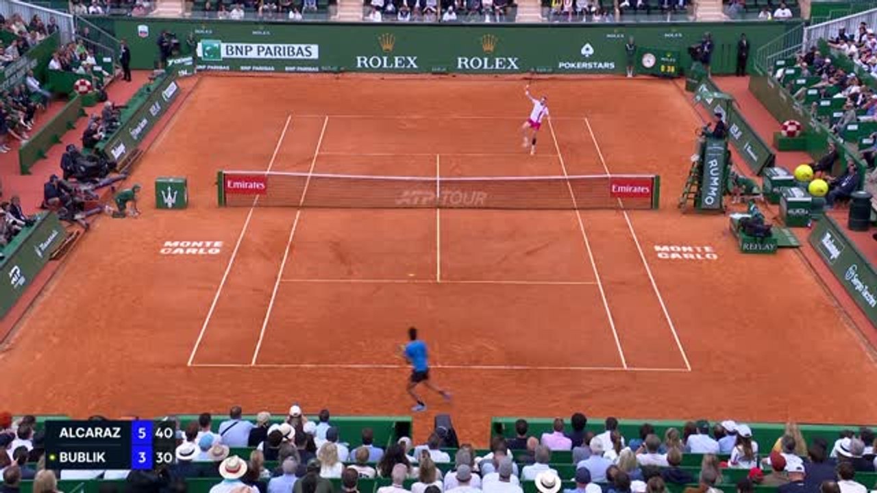 Monte-Carlo - Carlos Alcaraz dans le dernier carré