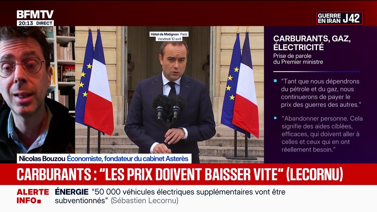 Annonces de Sébastien Lecornu: “Si on fait n’importe quoi avec les aides, nous allons ajouter à tous nos problèmes une crise des finances publiques”, déclare Nicolas Bouzou, économiste