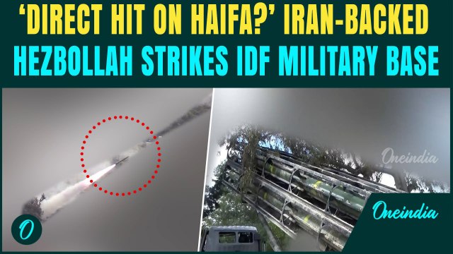 Iran Proxy KILLS IDF Troops in Haifa? CHILLING Moment Israeli Army Base in Haifa BOMBED By Hezbollah