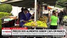 Alimentos mais caros: preços sobem 1,56% em março | TEMPO REAL