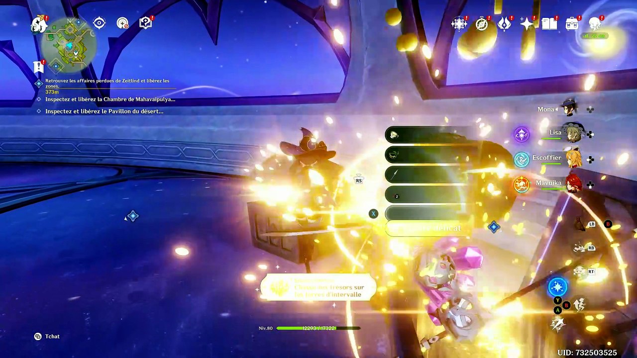 Genshin Impact Pic Vent Repos Temple de l'espace 4 Paradis Le pavillon du désert