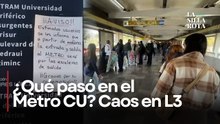 Obras en L3 del Metro desatan caos en Ciudad Universitaria