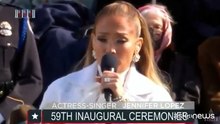 Inauguration Day, J.Lo canta e grida: "Justicia para todos!"