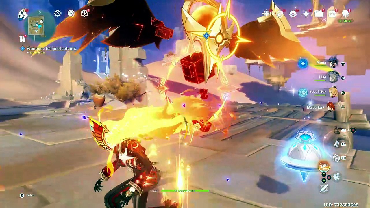 Genshin Impact Pic Vent Repos Temple de l'espace 5 Paradis Le pavillon du désert