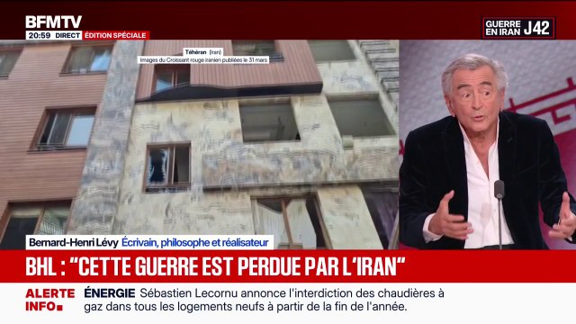Guerre au Moyen-Orient: Une guerre juste , selon Bernard-Henri Lévy, écrivain