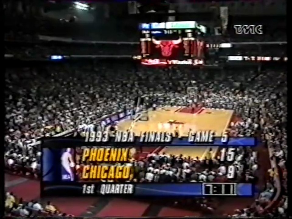 NBA Finals 1993 – Game 5: Suns vs Bulls | Michael Jordan vs Charles Barkley Full Match (Italian Commentary)