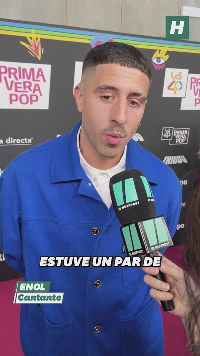 Enol, cantante, recuerda cuando era público en festivales en la alfombra roja de los premios "LOS40 Primavera Pop 2026": "Para mí es como cerrar el círculo"
