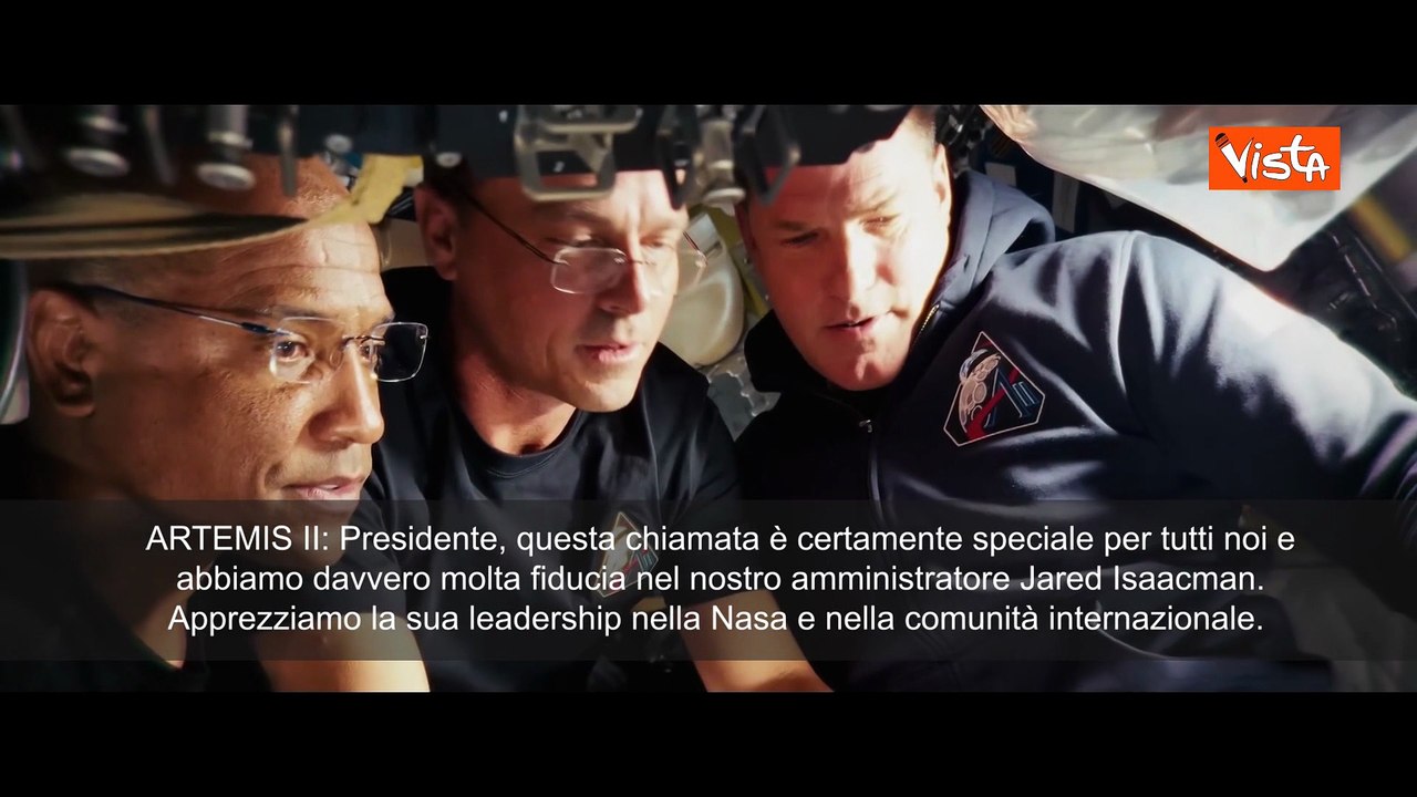 Trump si congratula con gli astronauti della missione Artemis II: Siete nella storia