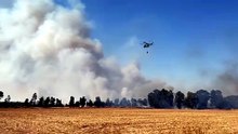 Incendio a Serramanna, colpita una zona prettamente agricola