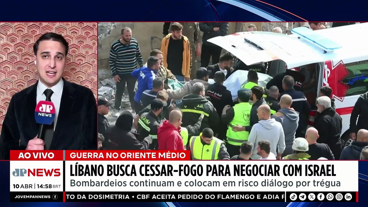 Guerra no Oriente Médio: Líbano busca cessar-fogo para negociar com Israel | TEMPO REAL