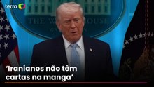Trump faz nova ameaça antes de se reunir com Irã: ‘Única razão de estarem vivos é para negociar’