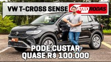 VW T-Cross Sense CUSTA MENOS que Polo e oferece mais espaço e conforto