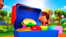 Crunch, Munch, Healthy Lunch | Toddler Songs About Nutrition