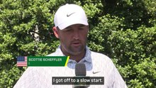 'I played a lot better than my score' - Scheffler