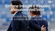 Simone Inzaghi è il nuovo allenatore dell'Inter