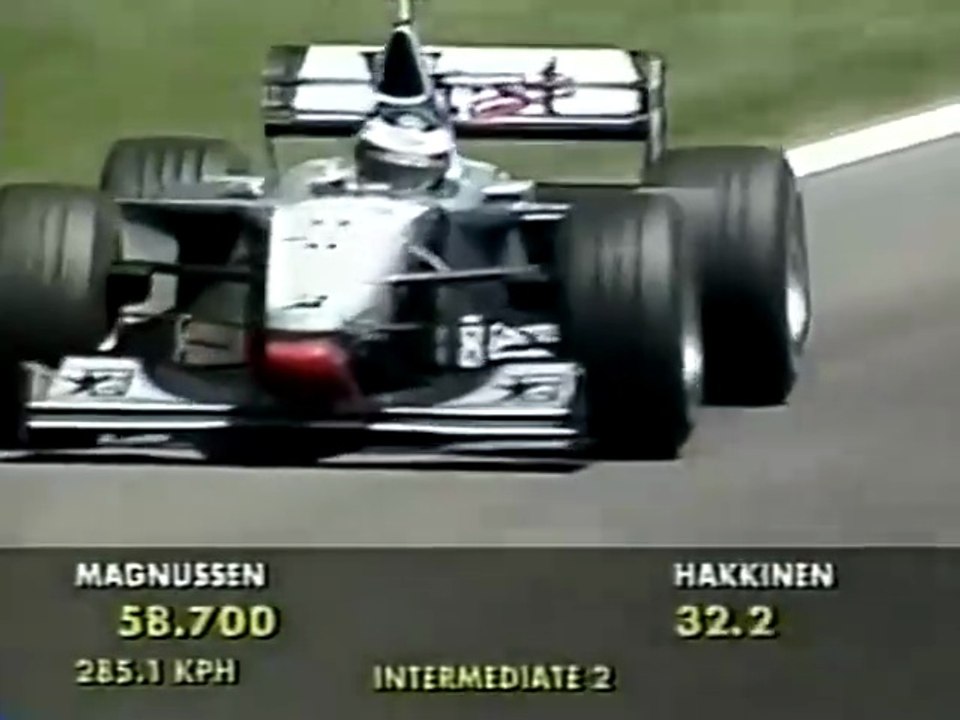 F1 – Mika Häkkinen (McLaren Mercedes V10) lap in qualifying – Spain 1998