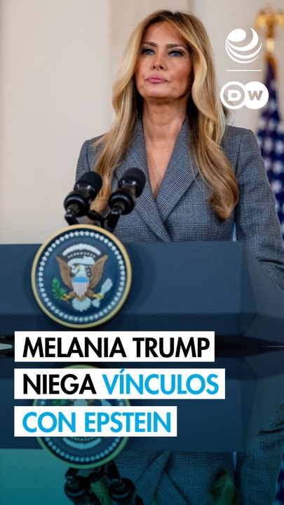 Melania Trump niega vínculos con Epstein