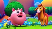 Down on the Happy Farm | Toddler Songs About Farm Animals
