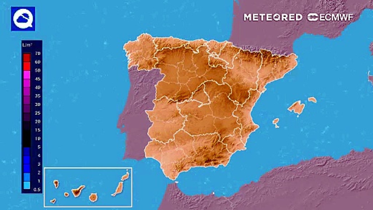 Inminentes tormentas en España