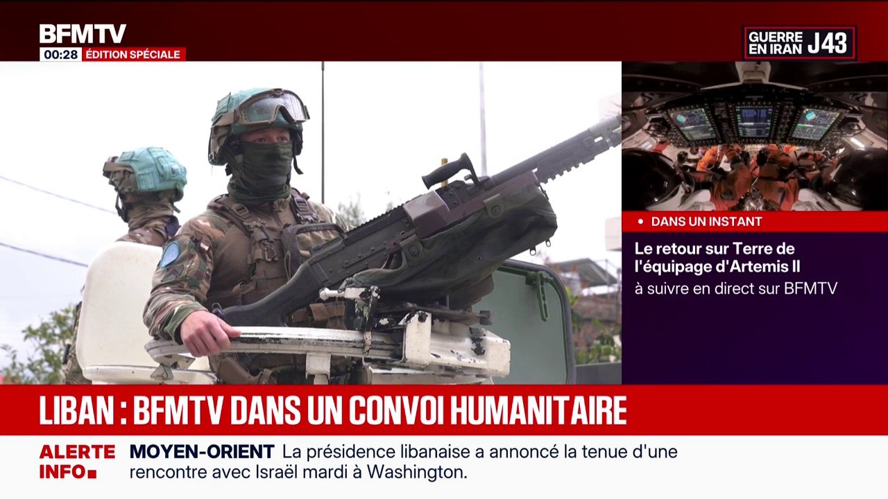 Guerre au Moyen-Orient: avec des Casques bleus français dans le Sud-Liban