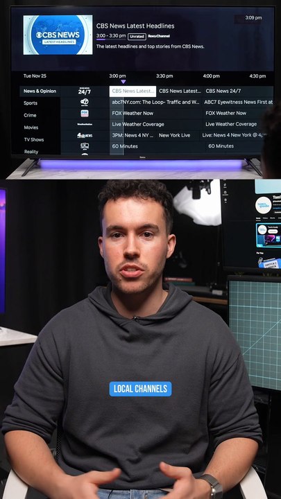 Your Guide To Streaming Live TV For Free On Roku, Whether It's A Roku TV, Roku Streaming Stick or Roku Soundbar #shorts