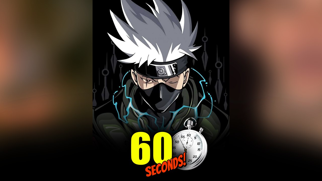 KAKASHI HATAKE en 1 MINUTE !