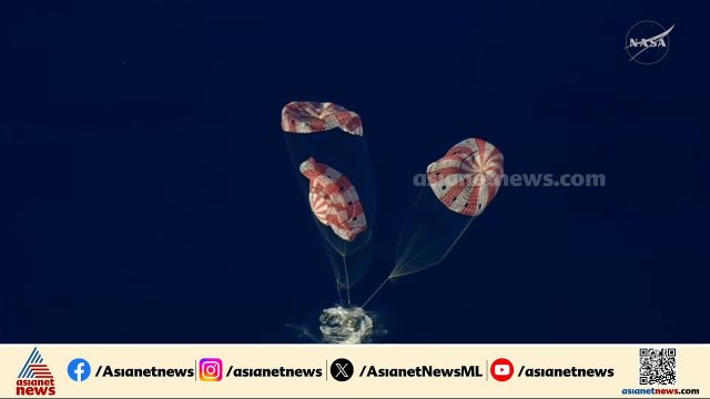 മിഷൻ സക്സസ്....; ആർട്ടെമിസ് 2 ഓറിയോൺ ബഹിരാകാശ പേടകം പസഫിക് സമുദ്രത്തിൽ ഇറങ്ങി