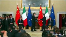 Italia-Cina, firmato il memorandum per la nuova Via della seta