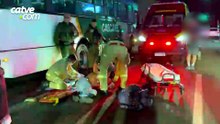 Homem é atropelado por ônibus na Avenida Tancredo Neves, em Cascavel