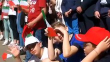 SASSARI, IN PIAZZA D'ITALIA SPETTACOLO TRICOLORE PER LA REPUBBLICA
