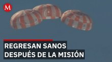 Artemis II regresa: La salud de los astronautas tras 10 días alrededor de la Luna