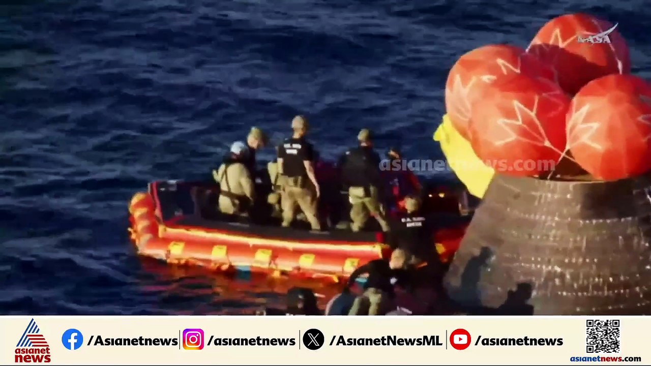 ചന്ദ്രനെ തൊട്ട് അവർ തിരികെ; ചരിത്രം കുറിച്ച് ആർട്ടെമിസ് 2 സംഘം തിരിച്ചെത്തി