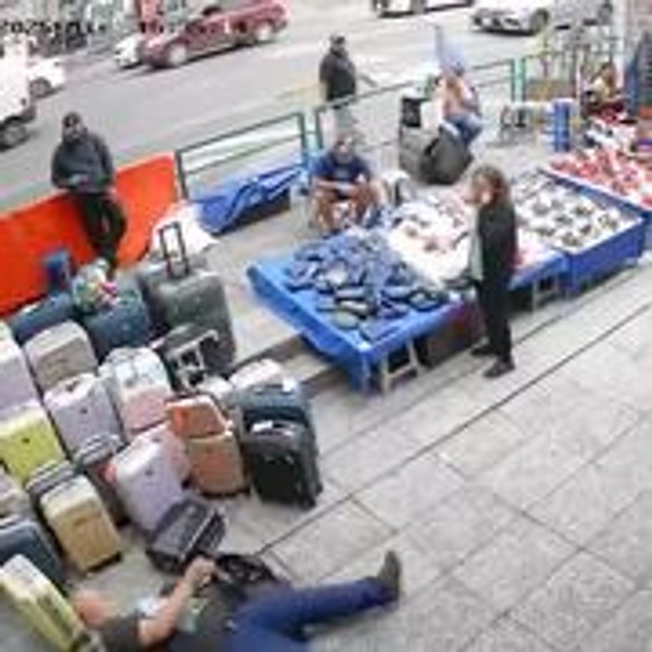 Man Slips On Road