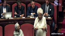 Gli auguri di compleanno per Liliana Segre al Senato: "Sono 89"