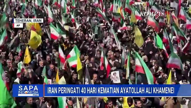 Warga Iran Turun ke Jalan, Peringati 40 Hari Kematian Ayatollah Ali Khamenei | SAPA PAGI