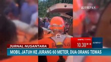 Tim SAR Evakuasi 2 Jenazah Korban Laka Mobil Masuk Jurang, Medan Curam Jadi Kendala