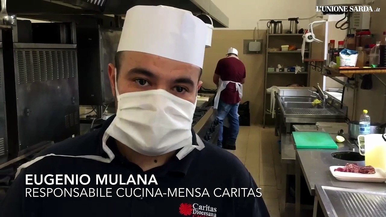 Foto e video per pezzo su mensa Caritas