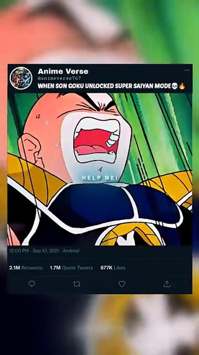 WHEN SON GOKU UNLOCKED SUPER SAIYAN MODE💀🔥