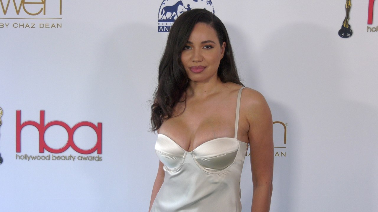 Jurnee Smollett on the green carpet at the 11th Annual Hollywood Beauty Awards (HBAs)
