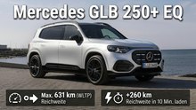 2026 Mercedes GLB 250+ EQ Technologie in Hightech-Silver Metallic