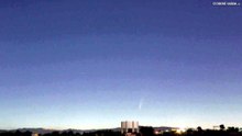 la cometa in timelapse
