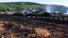 Scala Erre, incendio domato. Bruciati 15 ettari di campagna. VIDEO