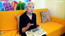 Nonna Elvira compie 100 anni e saluta L'Unione Sarda