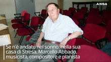 Addio a Marcello Abbado