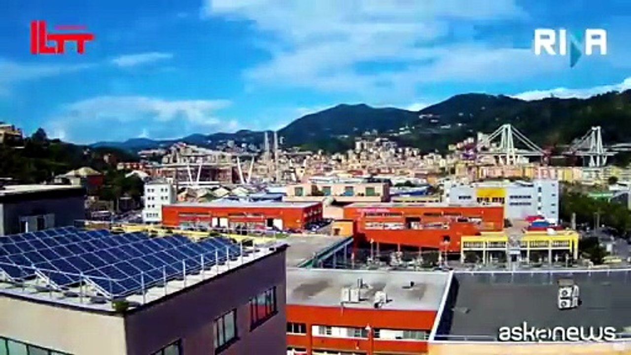 Nuovo Ponte di Genova, il timelapse dei lavori