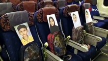 İran heyetinin uçağına ABD’nin Minab’daki saldırısında ölen çocukların fotoğrafları konuldu